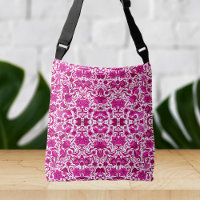 PINK VINTAG TROPICAL FOLKART DRUCKEN
