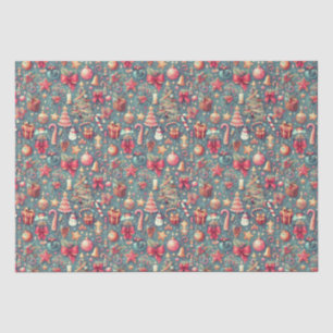 Pink Vintage Seidenpapier