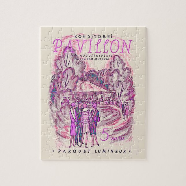 Pink Vintages französisches Werbegeschenk (Vertikal)