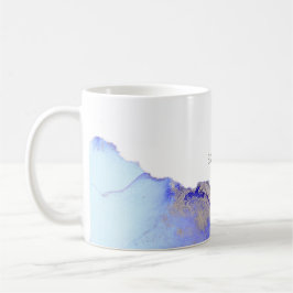 Pink violet argent Monogramme café Mug