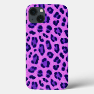 Pink Violet Leopard Tierdruckmuster  Case-Mate iPhone Hülle