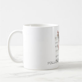 Pink Violin Music Sheet Kaffeetasse