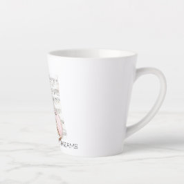 Pink Violin Music Sheet Milchtasse