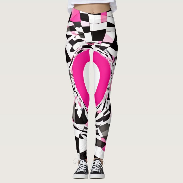 Pink Vortex: Ein karger Abstieg Leggings (Vorderseite)