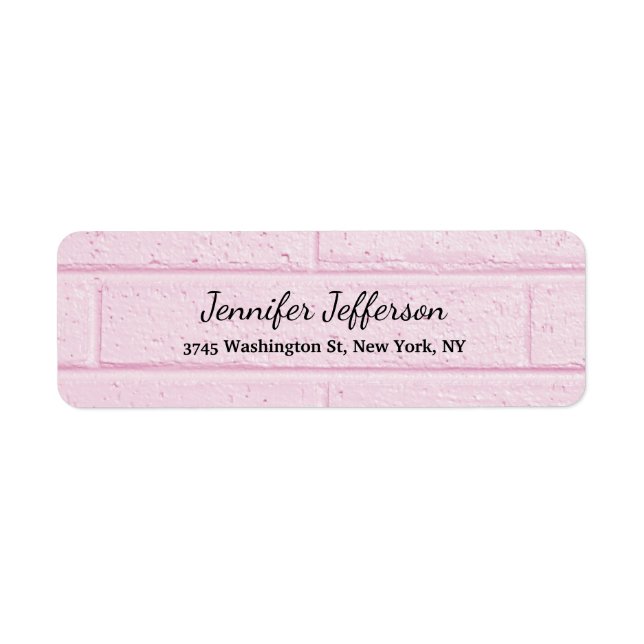 Pink Wall Handwriting Script Creative Schlicht (Vorne)