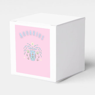Pink Wassermann, Sternzeichen, Sternzeichen-Druck  Geschenkschachtel