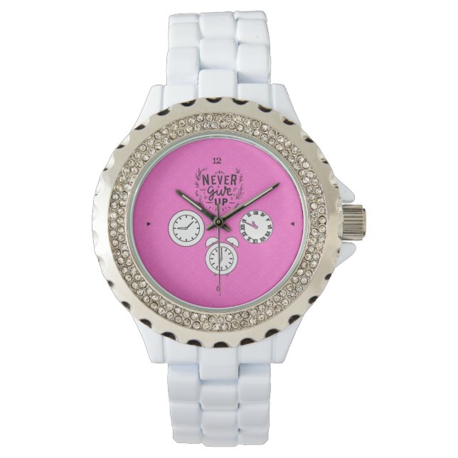Pink Watch Armbanduhr (Vorderseite)