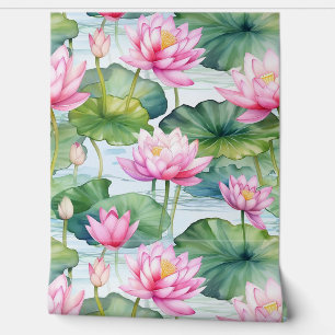 Pink Water Lilies Tapete
