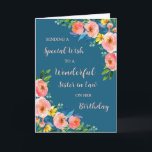 Pink Watercolor Blume Sister der Justiz Geburtstag Karte<br><div class="desc">Geburtstagskarte für Rechtsschwester mit Vintagen rosa Aquarellfarben-Blume und nachdenklichem Vers.</div>