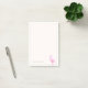 Pink Watercolor Flamingo Notepad Post-it Klebezettel (Büro)
