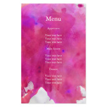 Pink Watercolor Hochzeit