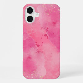 Pink Watercolor Linktree | iPhone 16 Plus Hülle