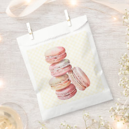 Pink Watercolor Macaron Geschenktütchen