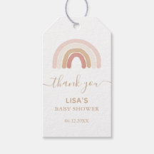 Pink Watercolor Rainbow Baby Dusche