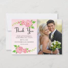 Pink Watercolor Ranunculus Wedding Danke Foto