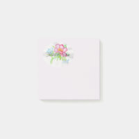Pink Watercolor Wilde Rose Mini Floral Bouquet TY