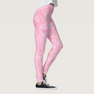 Pink Watercolor-Wirbel Leggings