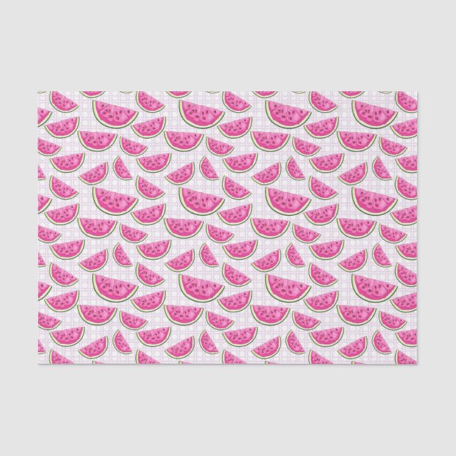 Pink Watermelon (Design 24 Pink Series) Seidenpapier (Vorderseite)