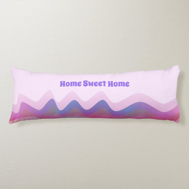 Pink Wave Body Cushion Seitenschläferkissen (Vorderseite)