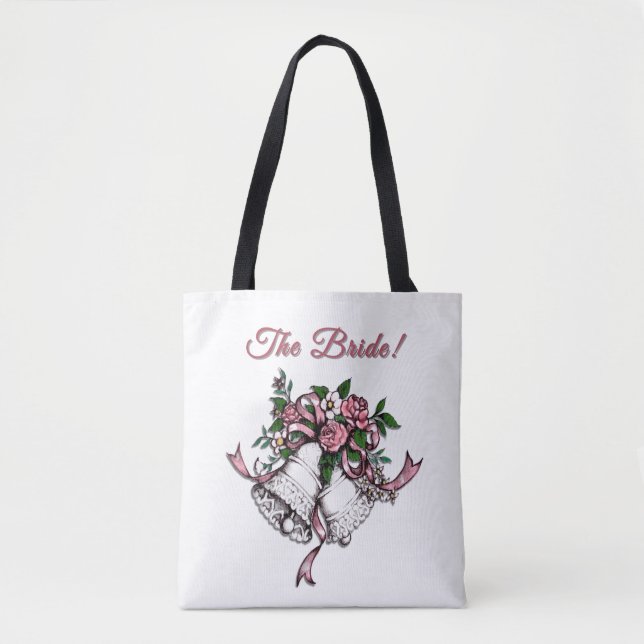 Pink Wedding Bells The Bride Tasche (Vorderseite)