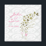 Pink Wedding Champagne Cheers Rett-the-Date Magnet<br><div class="desc">Mit Fett*fa*tin entworfen. Einfach mit eigenen Texten, Fotos oder Bildern anpassen. Für individuelle Anfragen wenden Sie sich bitte direkt an fat*fa*tin. Es gelten benutzerdefinierte Gebühren. ・ ・ ・ ・・・, dass die Nachfolger des Nachfolgs von TASTUNG direkt vor der Tasse, direkt vor der Tasse, direkt vor der Tasse: www.zazzle.com/fat_fa_tin ・ direkt...</div>