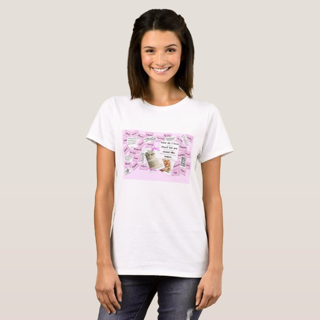 Pink Wedding T - Shirt S, M, L, XL von Tell3People (Vorne ganz)