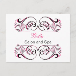 Pink weiß Chic Business Danke Karten