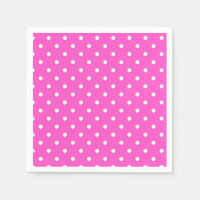 Pink-weiß Polka Punkt Glamour modern
