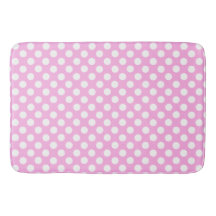 Pink-weiße Polka-Punkte
