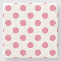 Pink-weiße Polka-Punkte