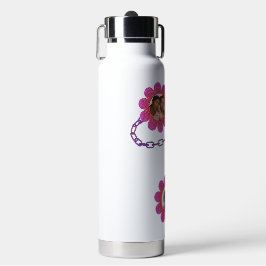 Pink-weiße Wasserflasche mit eigener Marke Trinkflasche