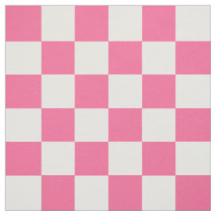 Pink-weißes Muster eines karierten Karos Stoff