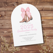 Pink Western Cowgirl 2025 Graduation Party