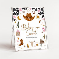 Pink Western Cowgirl Babydusche Babys sind süß