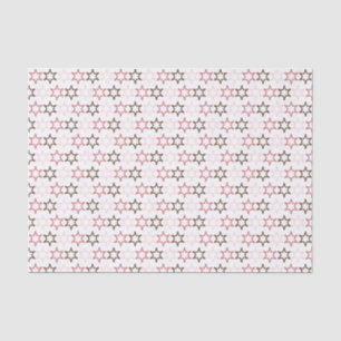 Pink Western Sheriff Star Tissue Paper Seidenpapier