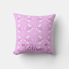 Pink Whales Baby Kinderzimmer dekorative Kissen