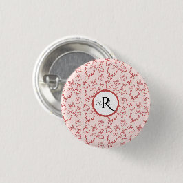 Pink Whimsical Button