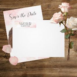 Pink Whispers-Rücksendeadressen-Aufkleber