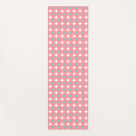 Pink White Aquamarin Polka Dots 4Nellie Yogamatte