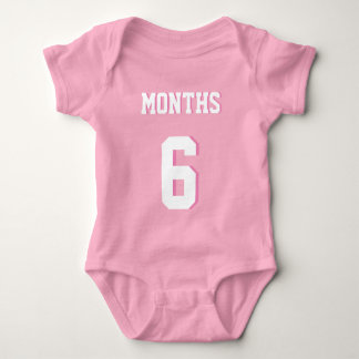 Pink & White Baby | Sports Jersey Design Strampler