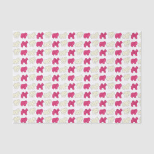 Pink White Circus Zoo Tierkekse Cracker Seidenpapier