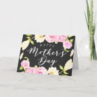 Pink White Floral Wreath Mother Day