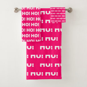 Pink White Ho Ho Noël