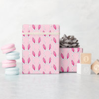 Pink White Oaster Kaninchenohren Babydusche
