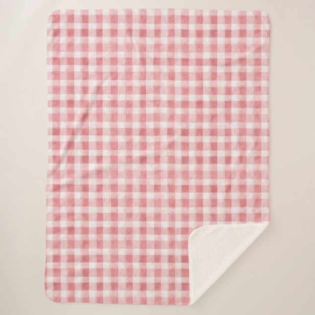 Pink White Plaid Stripes (Devant)