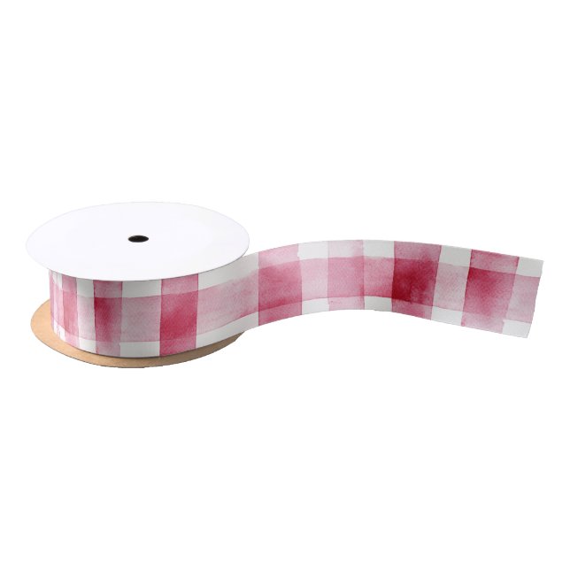 Pink White Stripes Birthday Satinband (Spule)