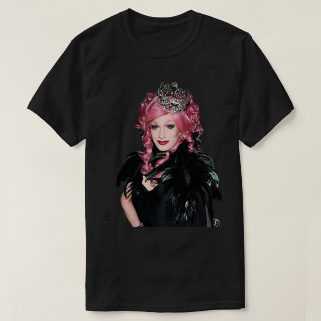 Pink Wig Jinkx Monsoon   T-Shirt (Design vorne)