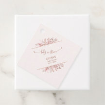 *Pink Wildflower Border “Baby in Bloom” 