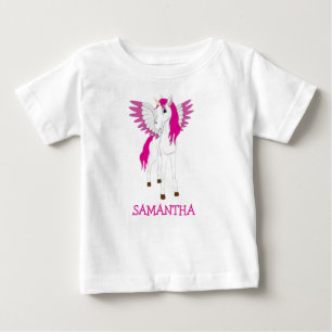 Pink Wing Unicorn Baby T-shirt