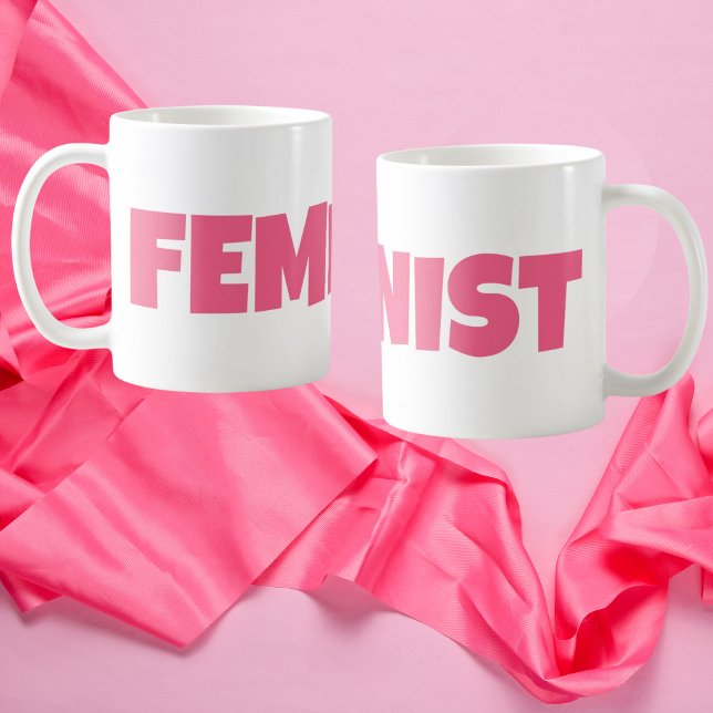 Pink Women Empowerment Feminismus Moderner Feminis Kaffeetasse (women empowerment feminist mug for her is a girl power feminism mug)